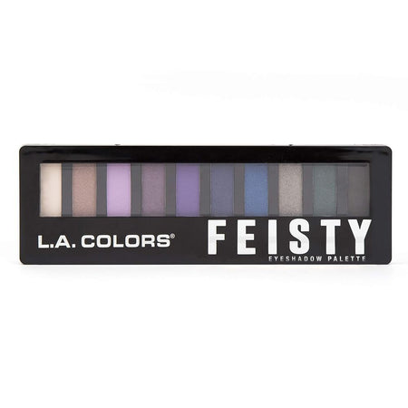 L.A. Girl Color Block Eyeshadow Palette, 10 Shades, CES184 Feisty - Image 2