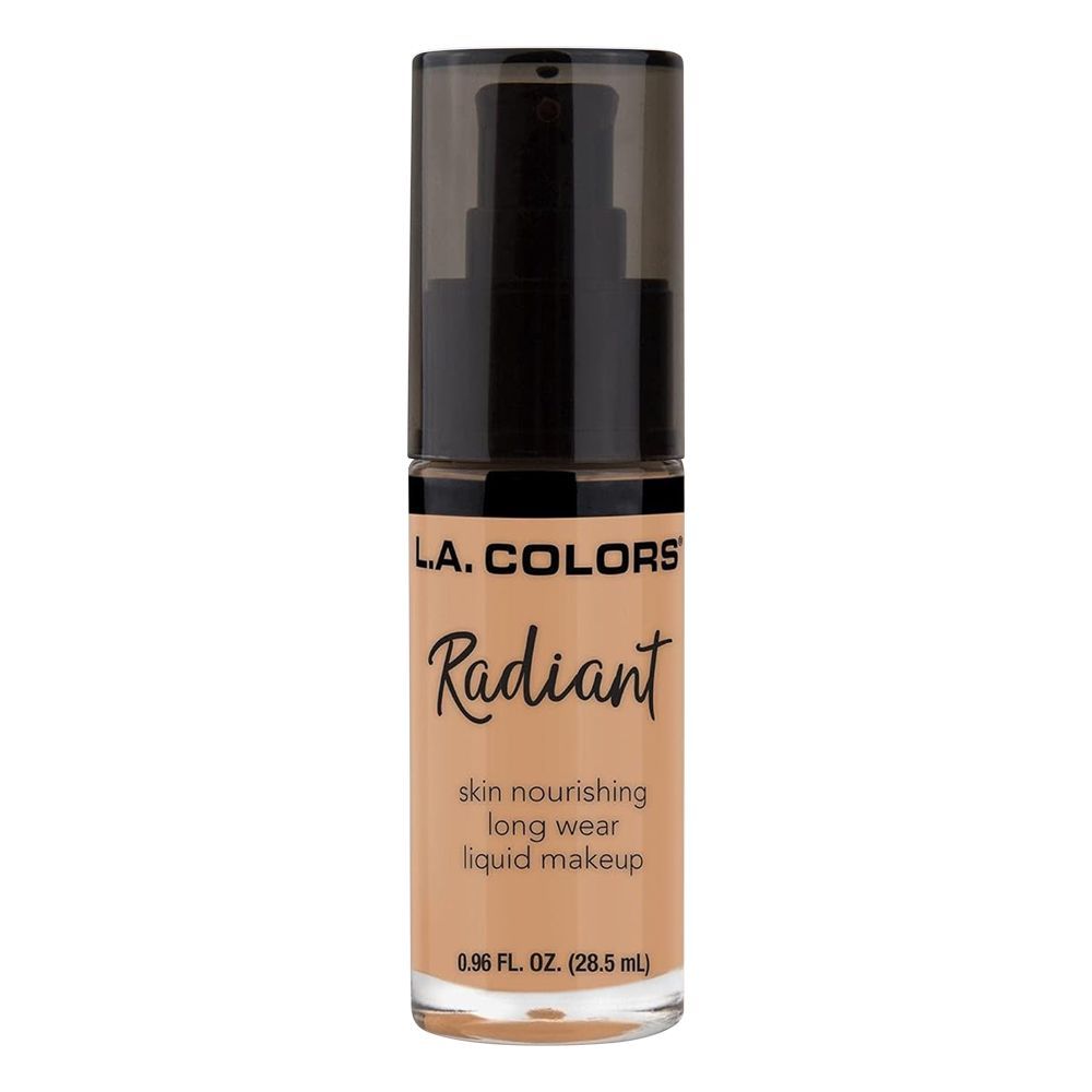 L.A. Girl Radiant Liquid Foundation, 28.5ml, CLM390 Light Tan - Main Image
