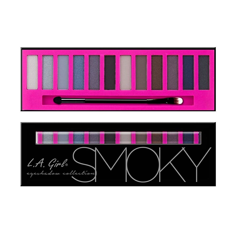 L.A. Girl Beauty Brick Eyeshadow Palette, 12 Shades, GES332 Smoky - Main Image