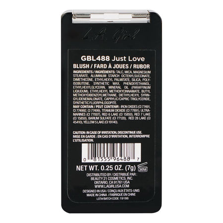 L.A. Girl Just Blushing Blush, GBL488 Just Love - Image 4