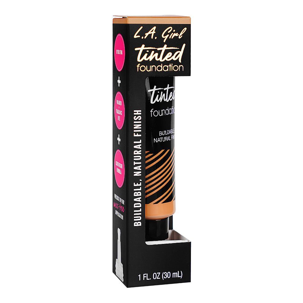 L.A. Girl Tinted Liquid Foundation, 30ml, GLM758 Golden - Image 2