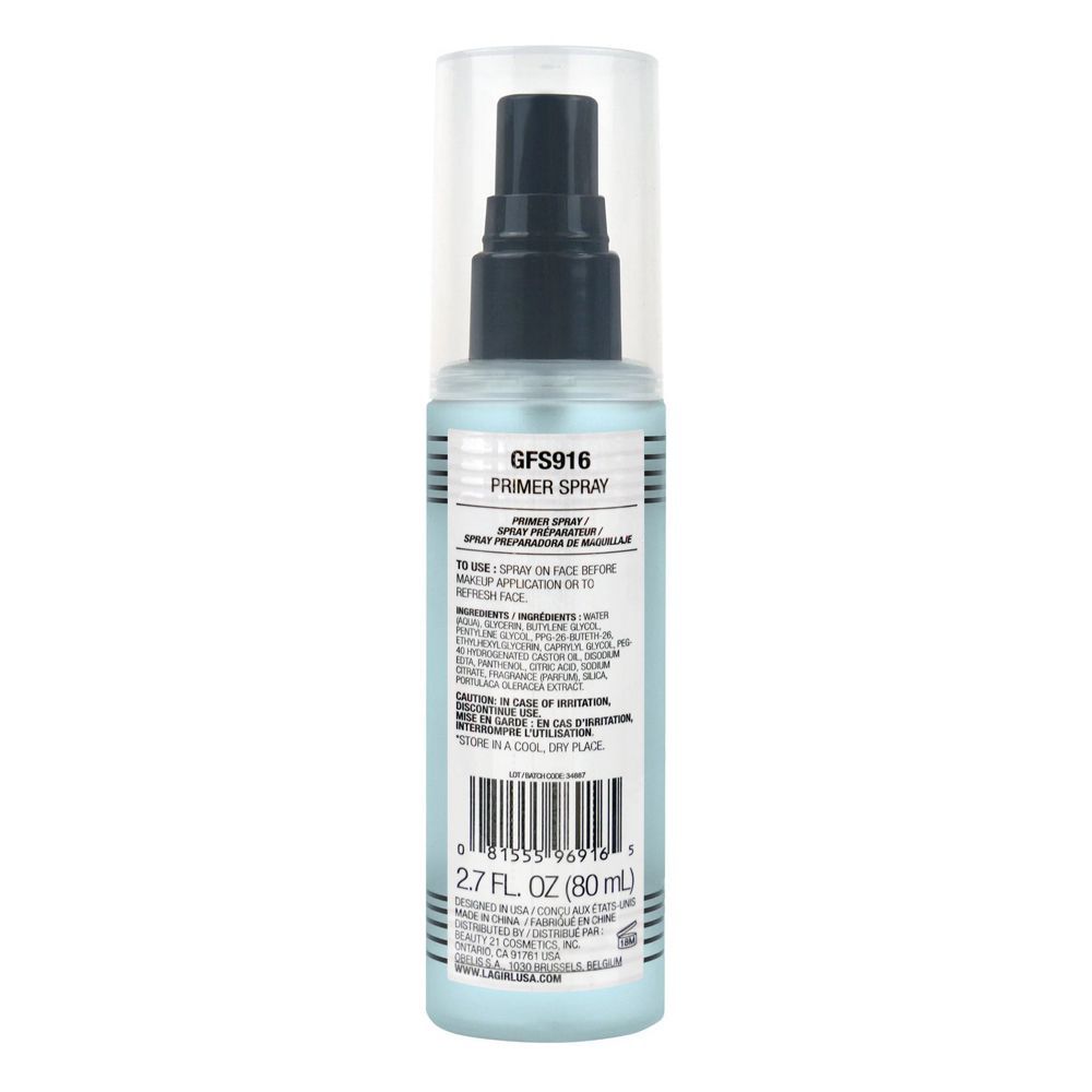 L.A. Girl Prep & Hydrate Face Primer Spray, 80ml, GFS916 - Image 3