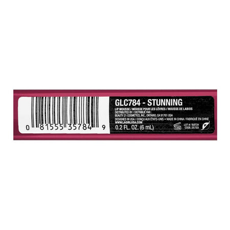 L.A. Girl Lip Mousse Velvet Lip Color Liquid Lipstick, GLC784 Stunning - Image 4