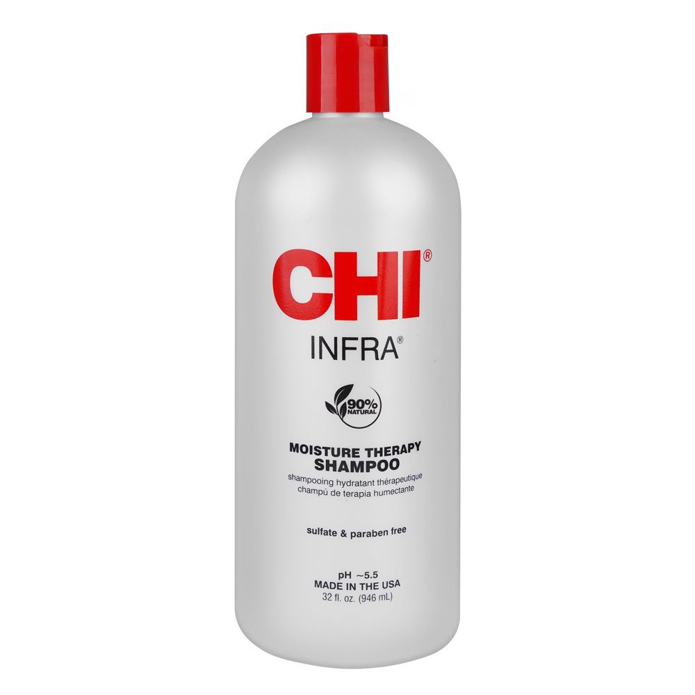 CHI Infra 90% Natural Moisture Therapy Shampoo, Sulfate & Paraben Free, 946ml - Main Image
