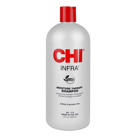 CHI Infra 90% Natural Moisture Therapy Shampoo, Sulfate & Paraben Free, 946ml - Main Image