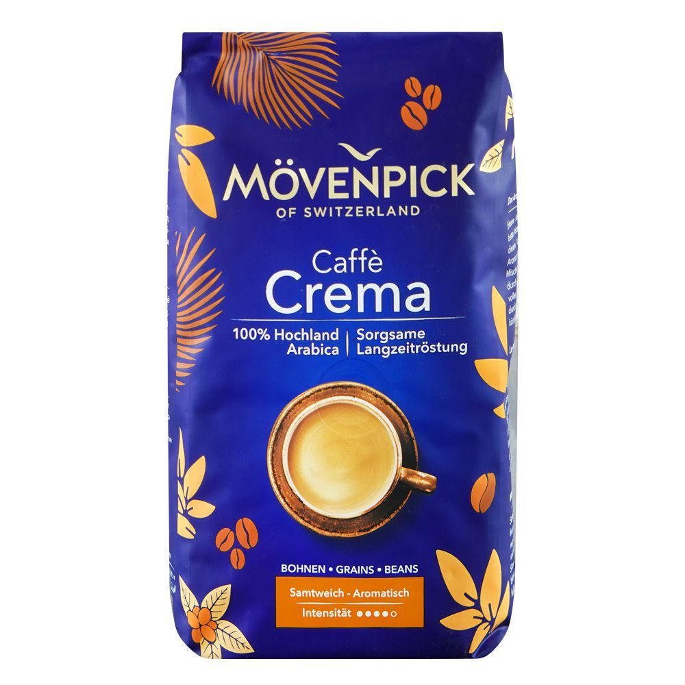 Movenpick Cafe Crema Coffee Beans, 500g Pouch - Main Image