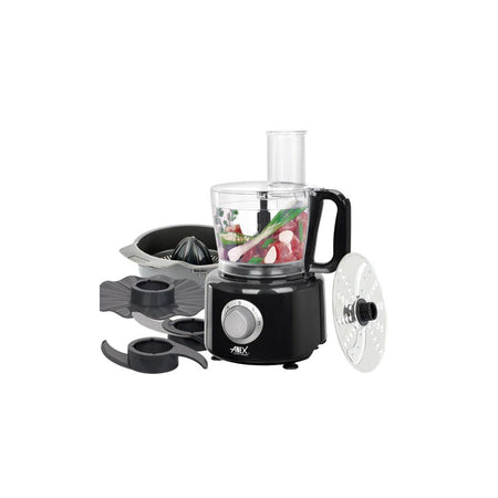 Anex Deluxe Chopper, 800W, 1200ml Plastic Bowl, Black, AG-3144 - Main Image