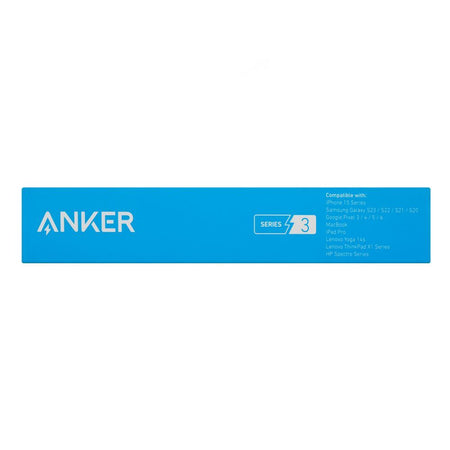 Anker 322 USB-C To USB-C Cable, 60W, 6FT, Braided White, A81F6H21 - Image 4