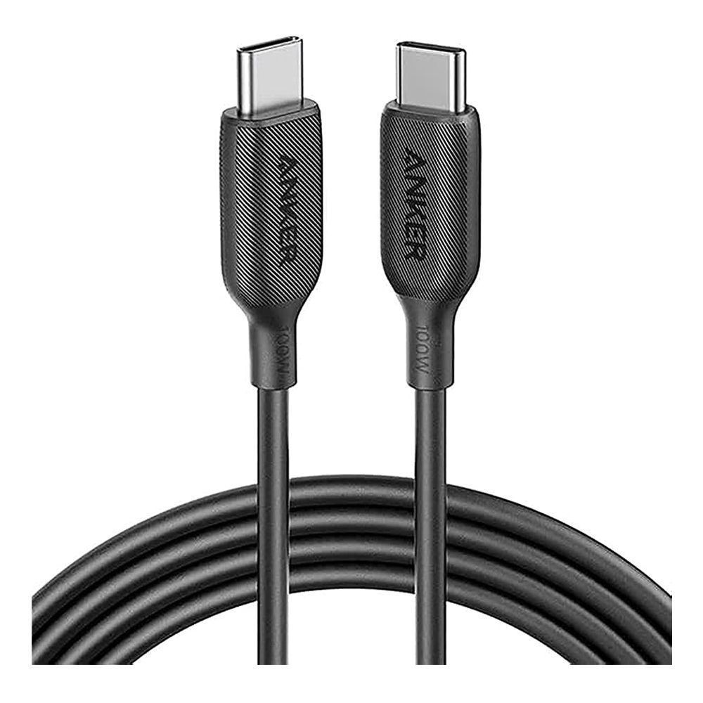 Anker 2.0 Power Line III USB-C To USB-C Cable, 100W, 6FT, Black, A8856H11 - Main Image