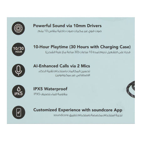 Anker Soundcore R50I True Wireless Earbuds, Black, A3949H12 - Image 4