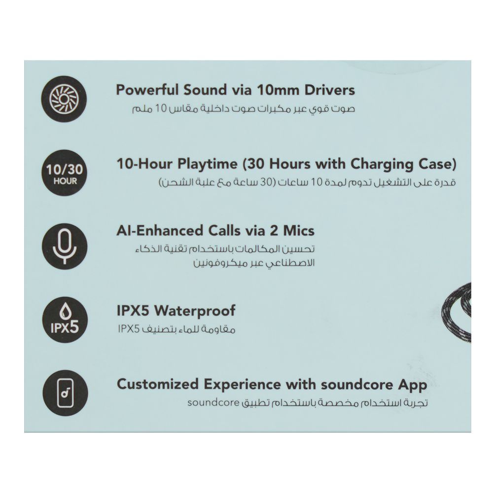 Anker Soundcore R50I True Wireless Earbuds, Black, A3949H12 - Image 4