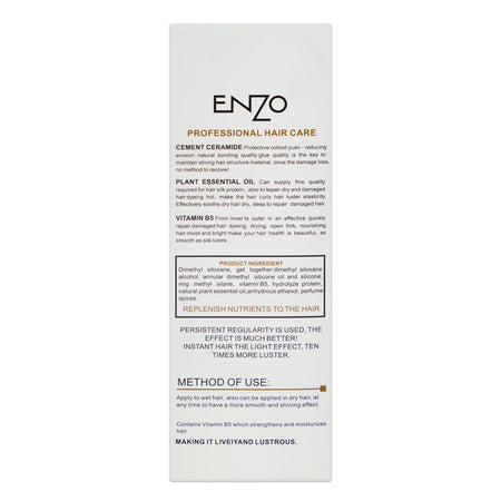 Enzo Keratin Hair Serum, For Frizzy Softness, 100ml - Image 2