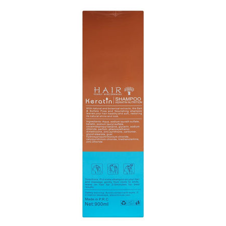 Keratin Nutrition Moisturizing & Smooth Shampoo, 900ml - Image 2