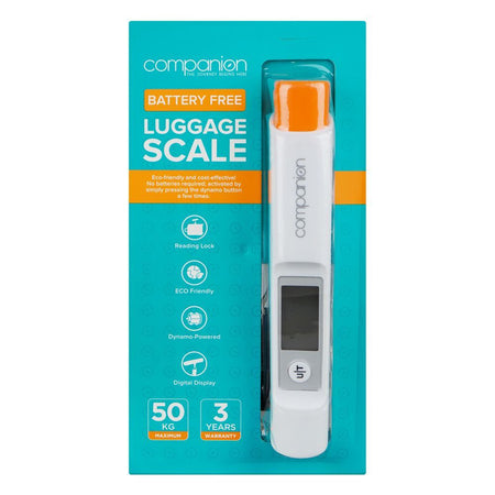 Companion Battery Free Luggage Scale, White - Image 3