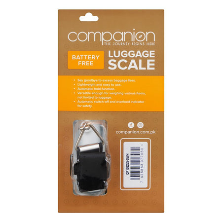 Companion Battery Free Luggage Scale, White - Image 4
