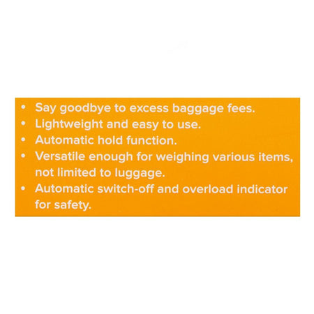 Companion Battery Free Luggage Scale, White - Image 5