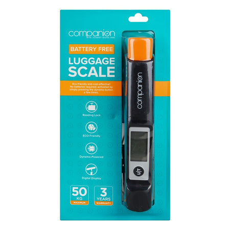 Companion Battery Free Luggage Scale, Black - Image 3