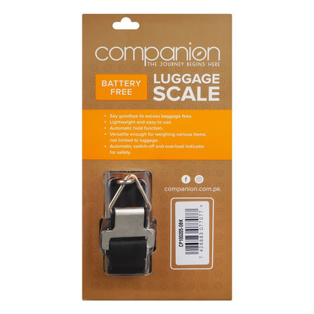 Companion Battery Free Luggage Scale, Black - Image 4