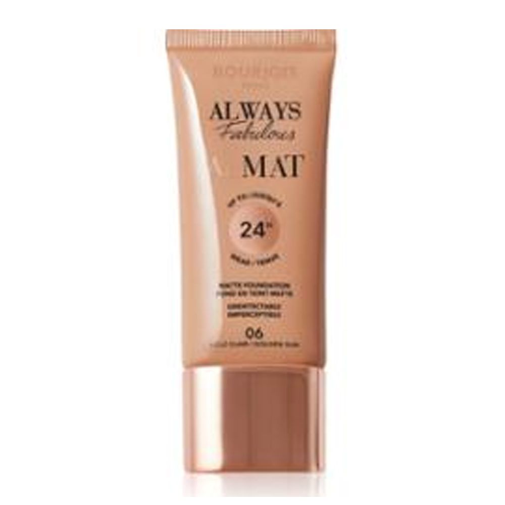 Bourjois Always Fabulous Air Mat 24H Matte Foundation, 06 Golden Sun - Main Image