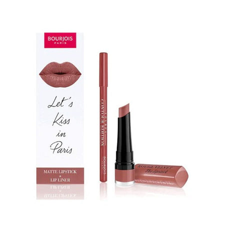 Bourjois Velvet Contour Lip Liner 19 + Rouge Velvet, With Matte Lipstick, Promo Pack - Main Image