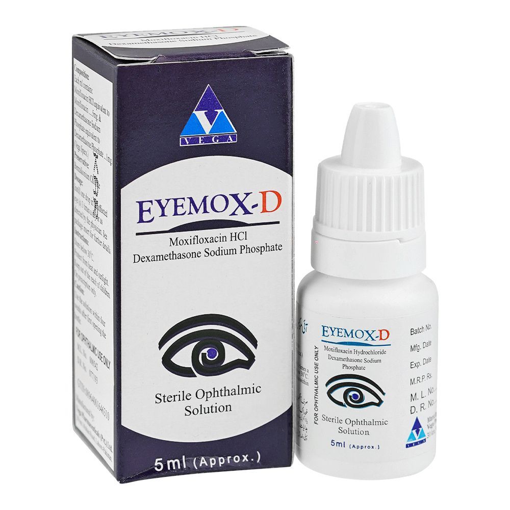 Eye Mox-D Ophthalmic Solution, 5ml - Main Image