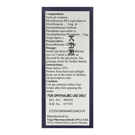 Eye Mox-D Ophthalmic Solution, 5ml - Image 2