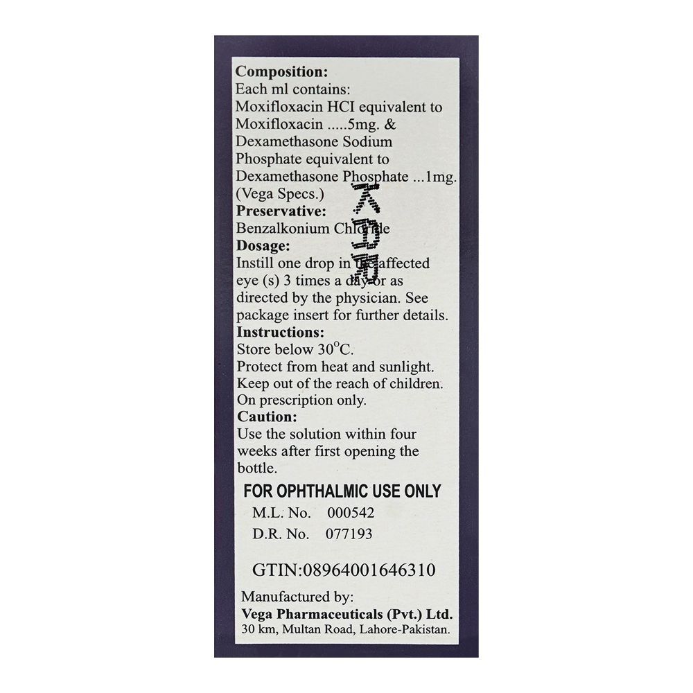 Eye Mox-D Ophthalmic Solution, 5ml - Image 2