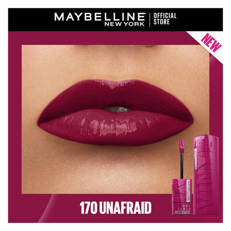 Maybelline New York Superstay Vinyl Ink Longwear No-Budge Liquid Lipstick, 170 Unafraid - Image 2