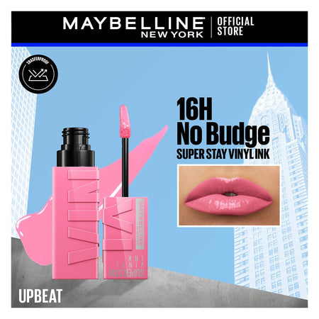 Maybelline New York Superstay Vinyl Ink Longwear No-Budge Liquid Lipstick, 155 Upbeat - Main Image