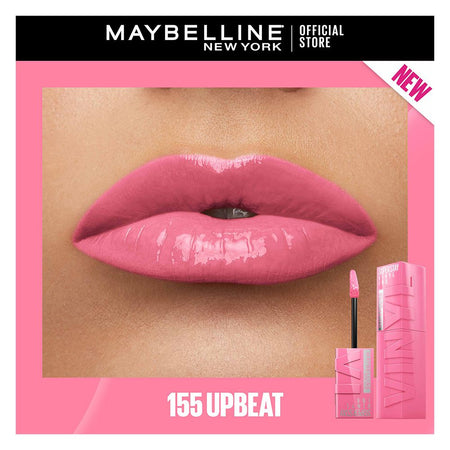 Maybelline New York Superstay Vinyl Ink Longwear No-Budge Liquid Lipstick, 155 Upbeat - Image 2