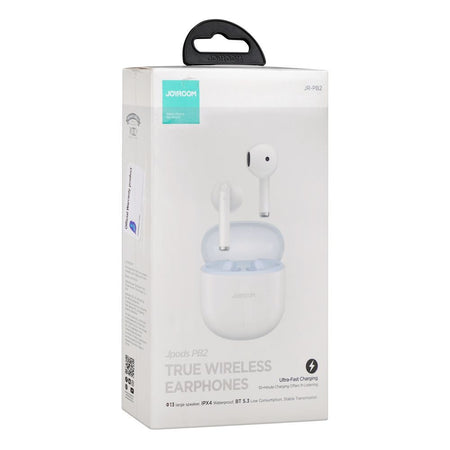 Joyroom Jpods True Wireless Earbuds, IPX4 Waterproof, White, JR-PB2 - Image 2