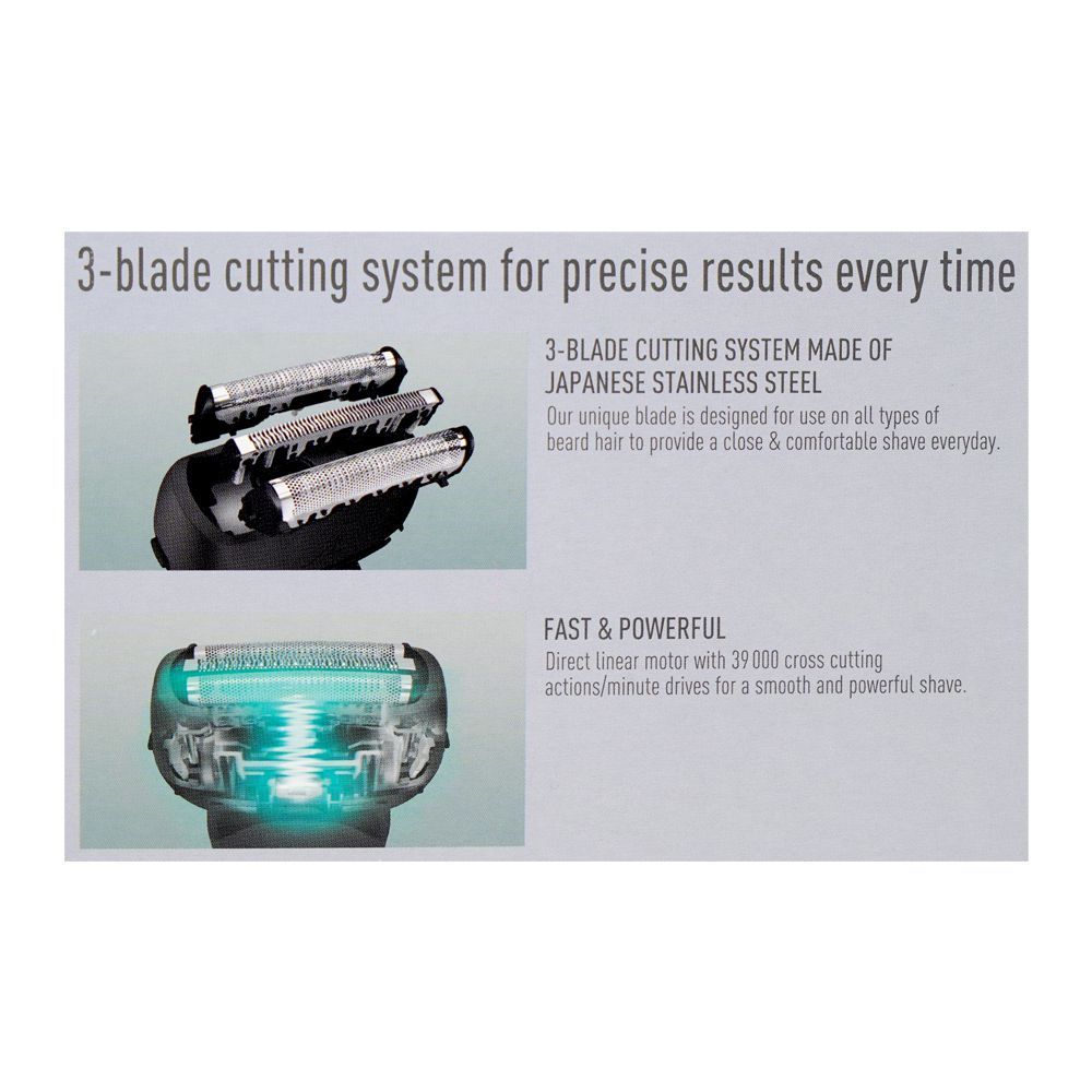 Panasonic Wet & Dry Rechargeable Shaver, ES-LT2B-K - Image 4