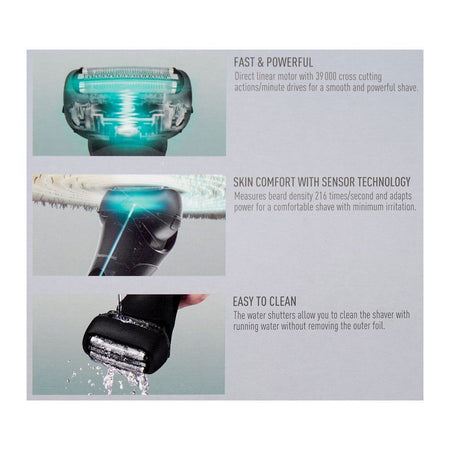 Panasonic Wet & Dry Rechargeable Shaver, ES-LT2B-K - Image 5