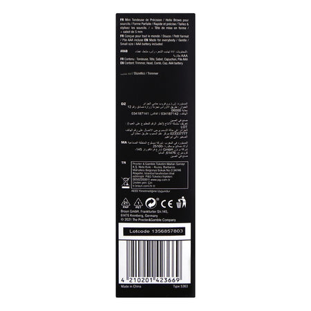 Braun Mini Precision Eyebrow Trimmer, FG-1106 - Image 5