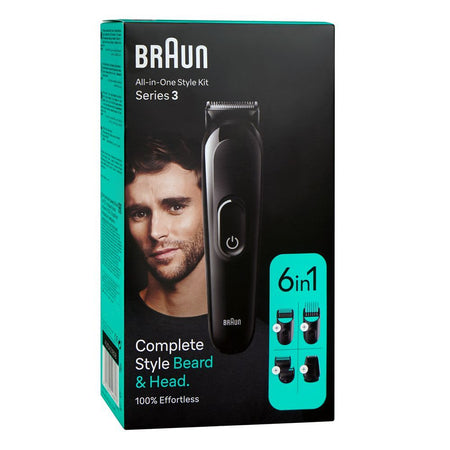 Braun Series 3 All-in-One Style Kit, 6in1 Beard Trimmer, Black, MGK-3410 - Image 2