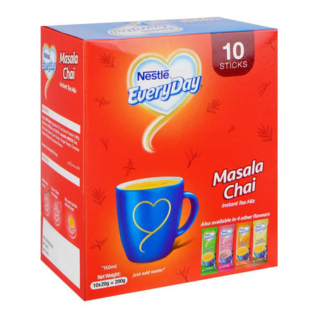 Nestle Everyday Masala Chai, Instant Tea Mix, 10-Sachets, 20g Each - Main Image
