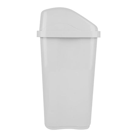 Eco Plastic Dustbin With Lid, 26000ml, Off-white - Image 3