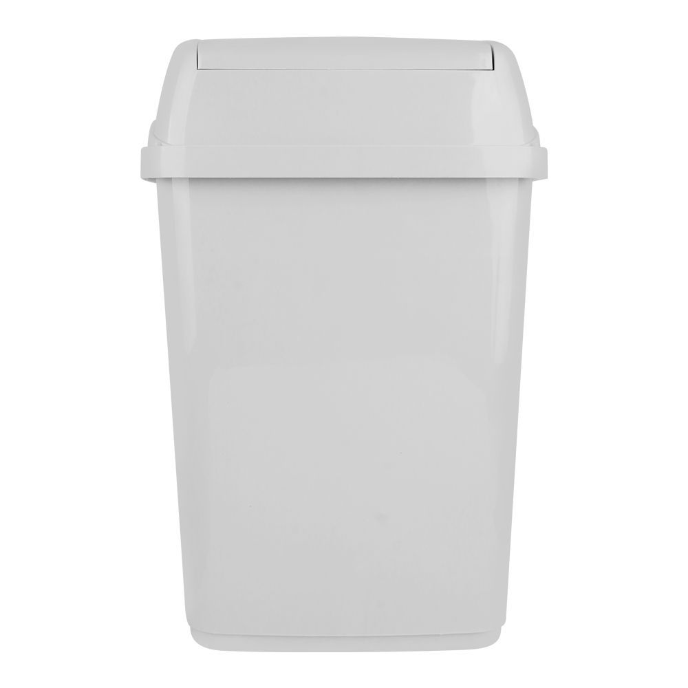Eco Plastic Dustbin With Lid, 26000ml, Off-white - Main Image