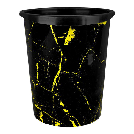 Graceware Plastic Curve Dustbin, 4000ml, Black - Image 2