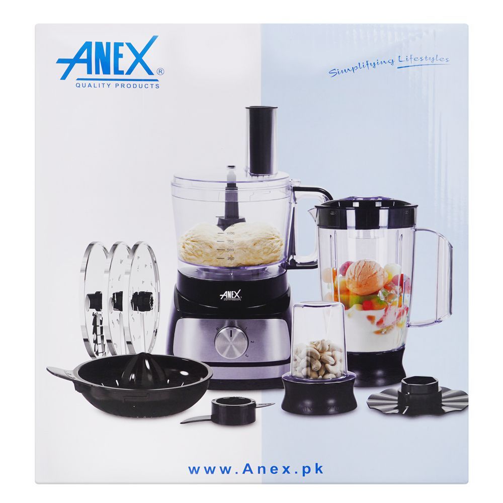 Anex Deluxe Chopper & Blender, 600W, Black, AG-3146 - Image 3
