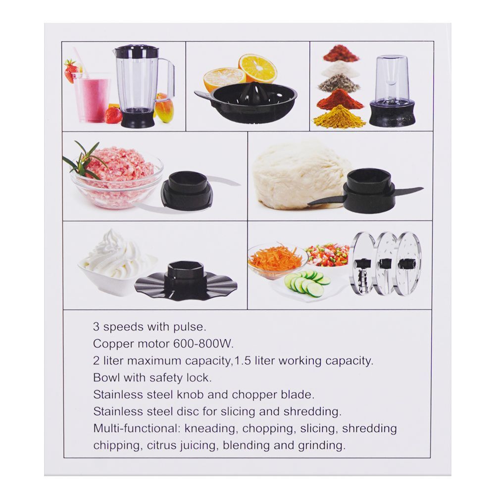 Anex Deluxe Chopper & Blender, 600W, Black, AG-3146 - Image 5