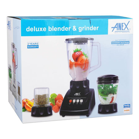 Anex Deluxe Blender & Grinder, 300W, Black, AG-695 UB - Image 2