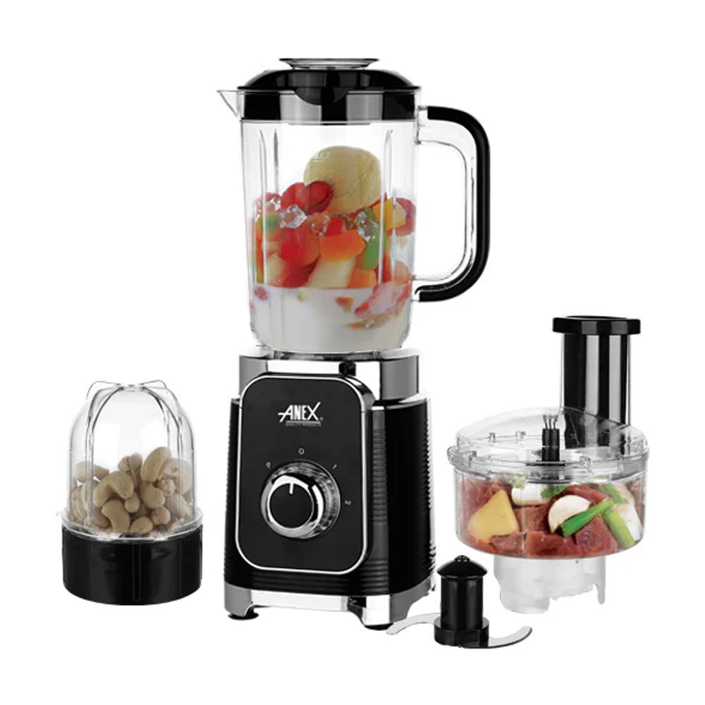 Anex Deluxe Kitchen Robot, 380W, Black, AG-2146 - Main Image