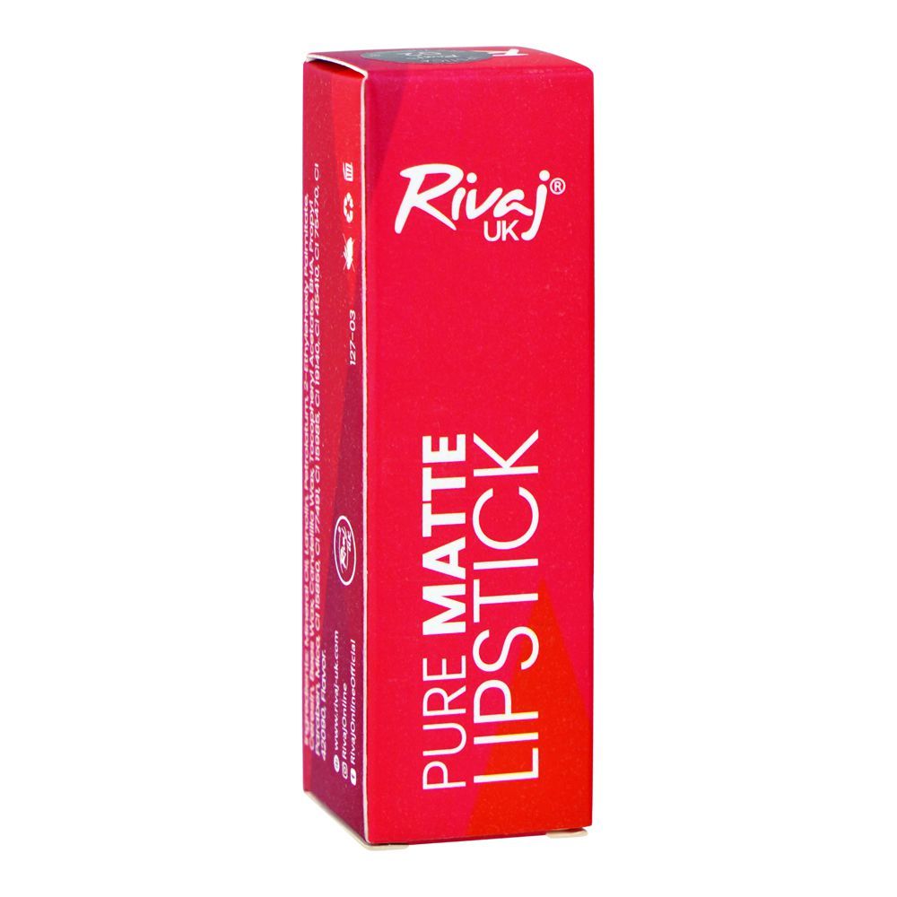 Rivaj UK Pure Matte Lipstick, No. 04 - Image 2