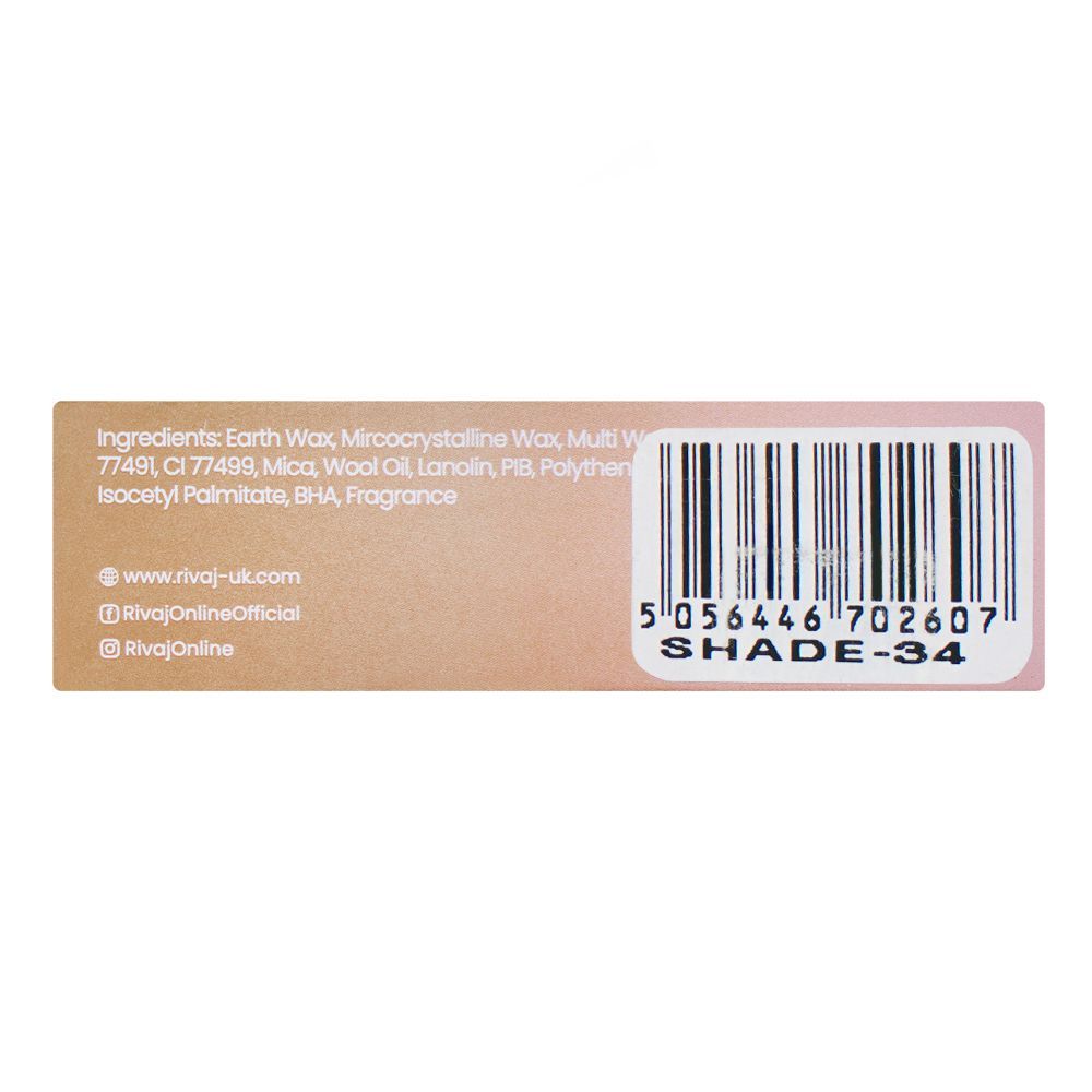 Rivaj UK Classy Lipstick, No. 34 - Image 4