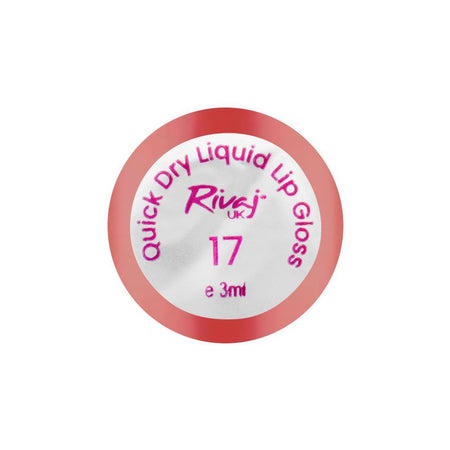 Rivaj UK Quick Dry Waterproof Liquid Lip Gloss, 3ml, No. 17 - Image 3