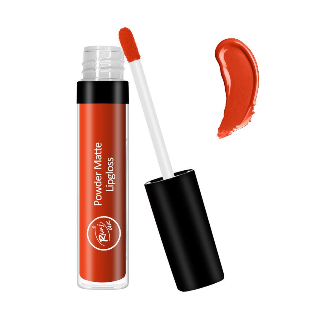 Rivaj UK Powder Matte Lip Gloss, 3ml, No. 18 - Main Image