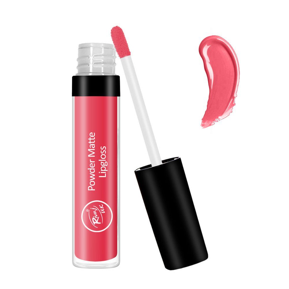 Rivaj UK Powder Matte Lip Gloss, 3ml, No. 14 - Main Image