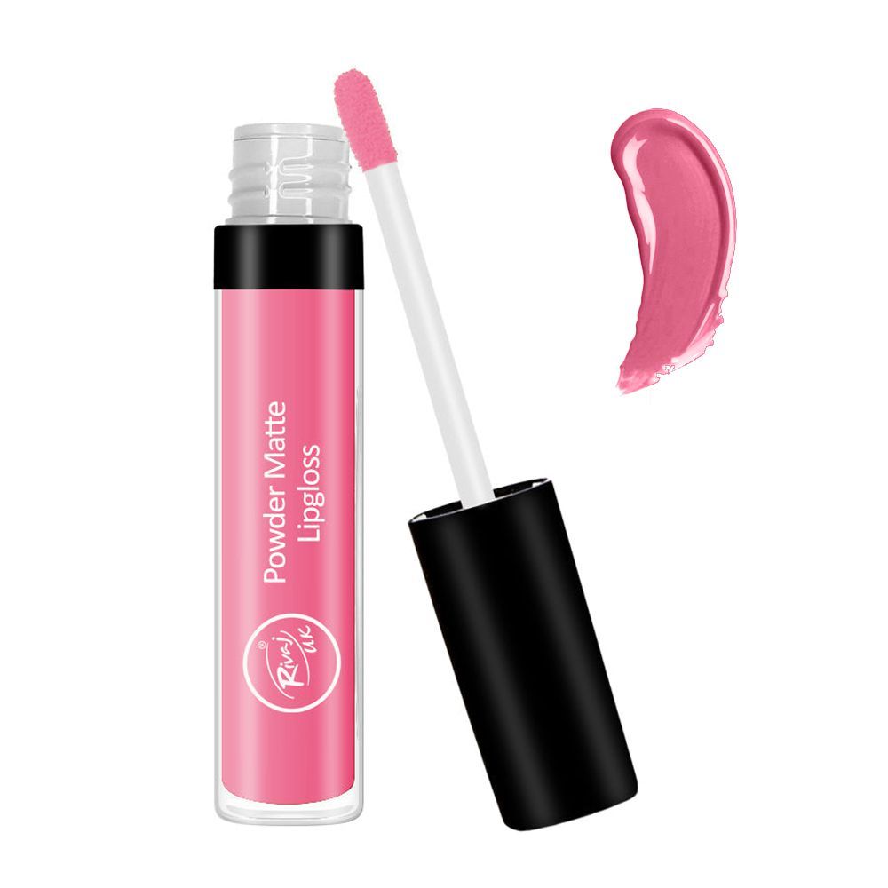 Rivaj UK Powder Matte Lip Gloss, 3ml, No. 08 - Main Image