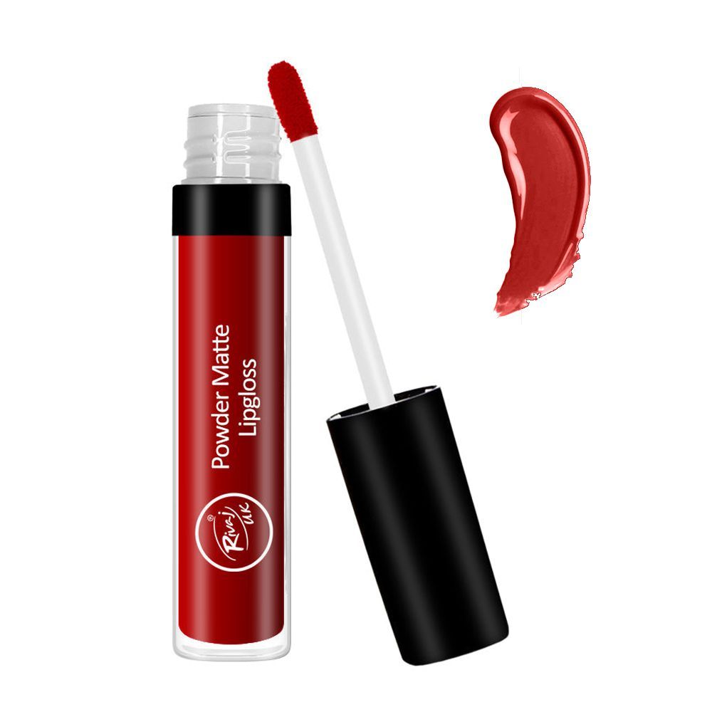 Rivaj UK Powder Matte Lip Gloss, 3ml, No. 10 - Main Image